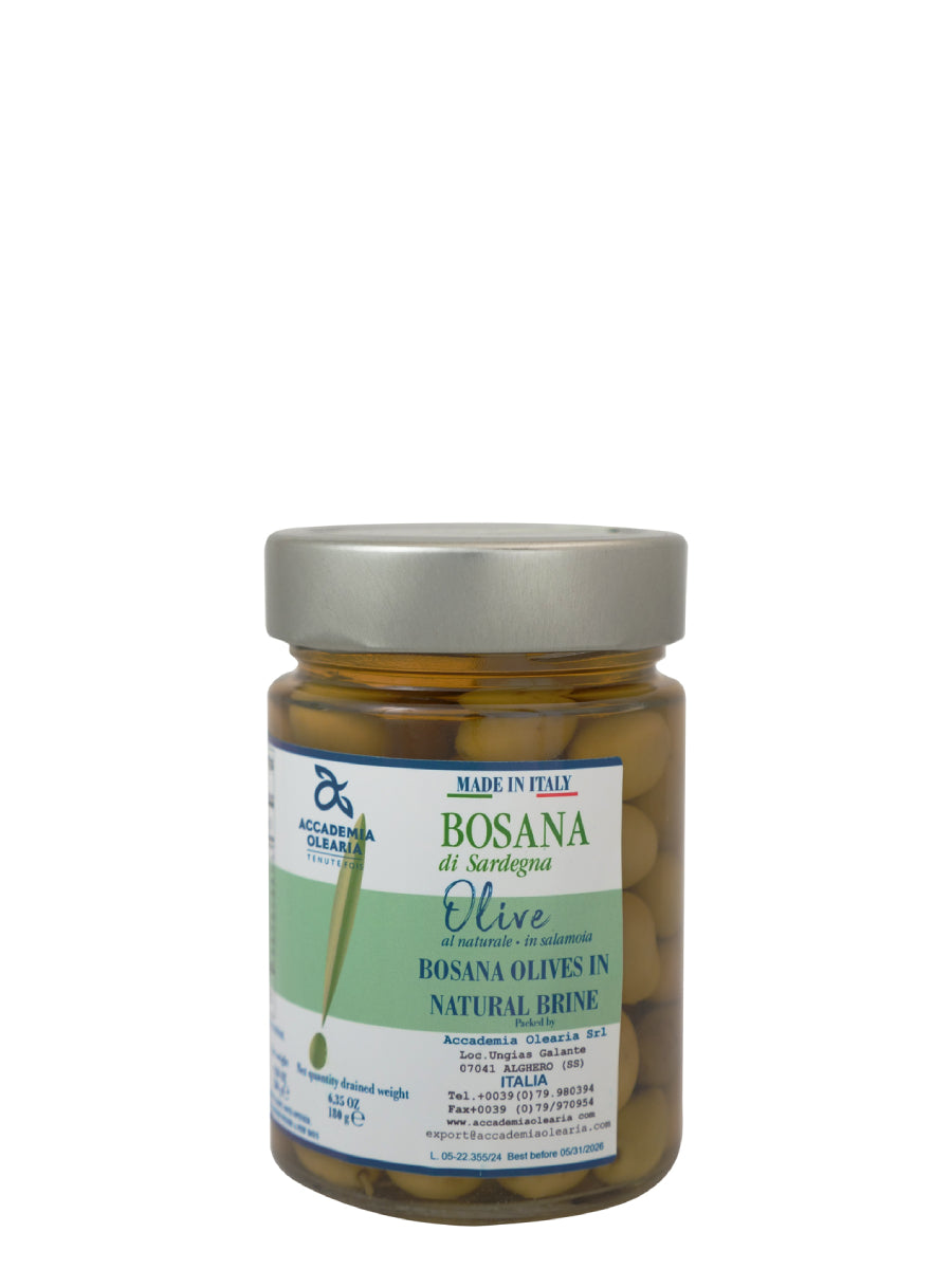 Accademia Olearia Bosana Olives in Brine 12-Pack