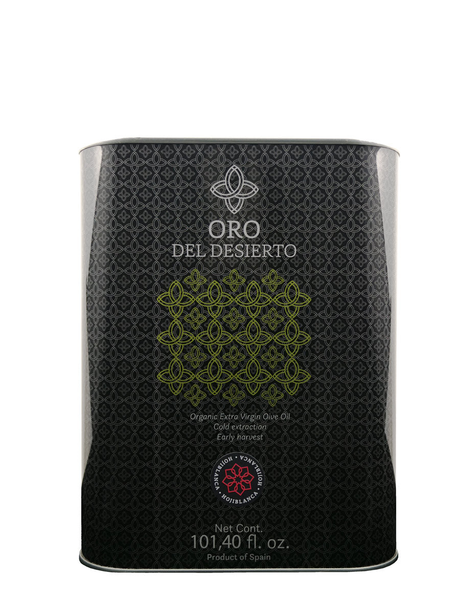 Oro del Desierto Organic Hojiblanca 3L Tin 3-Pack