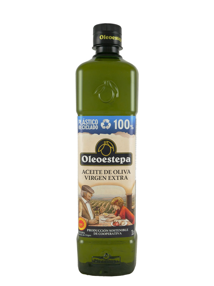Oleoestepa Extra Virgin Olive Oil 1L PET Plastic 15-Pack 2021 Harvest