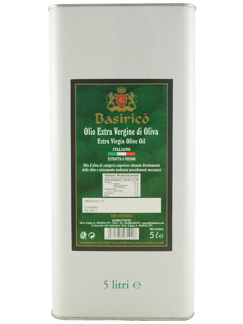 Basirico Unfiltered 5L Tin (Single Unit)