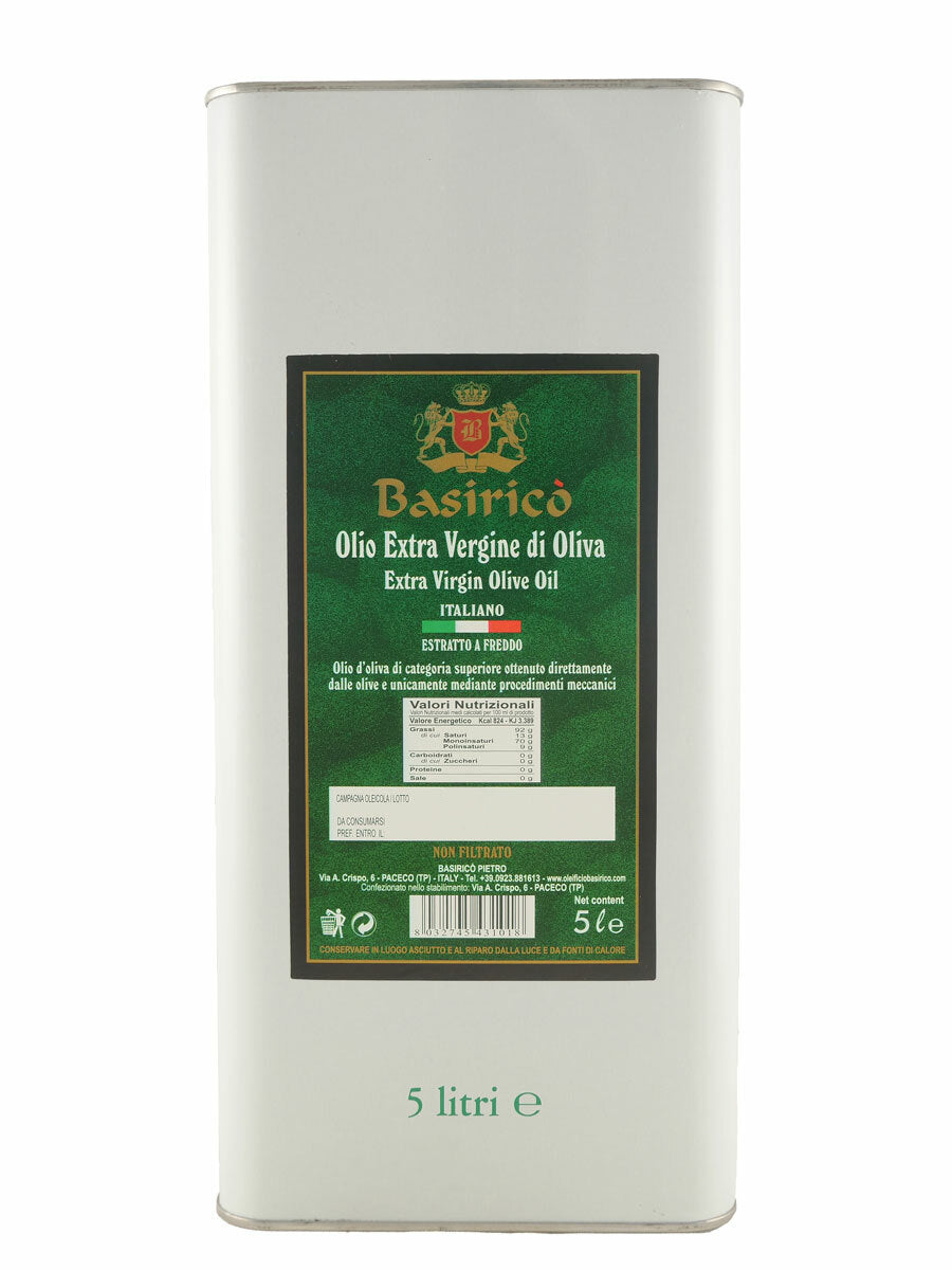 Basirico Unfiltered 5L Tin (Single Unit)