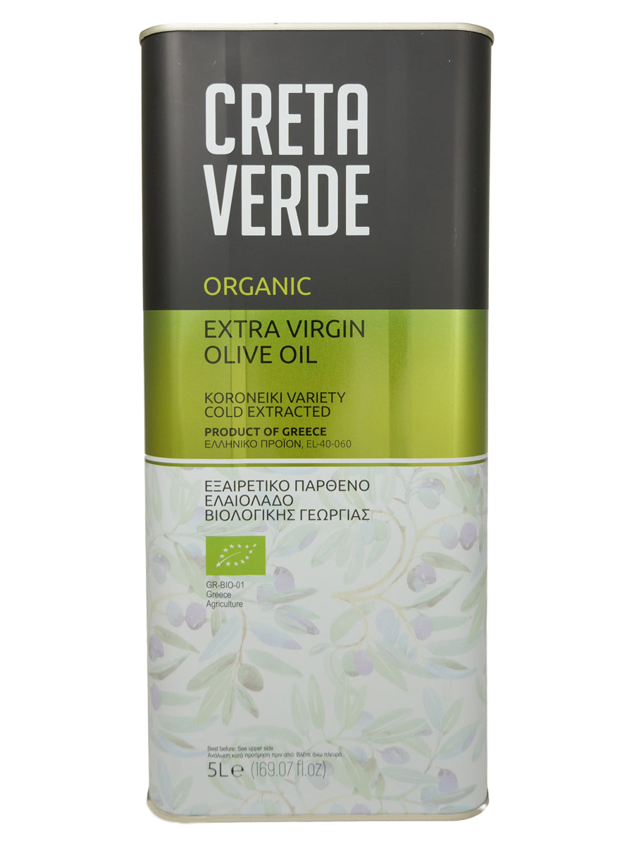 Creta Verde Organic 5L Tin 4-Pack