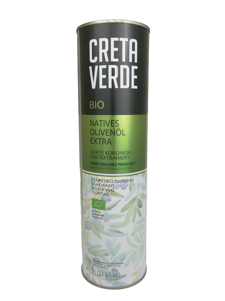 Creta Verde Organic 1L Tin 12-Pack