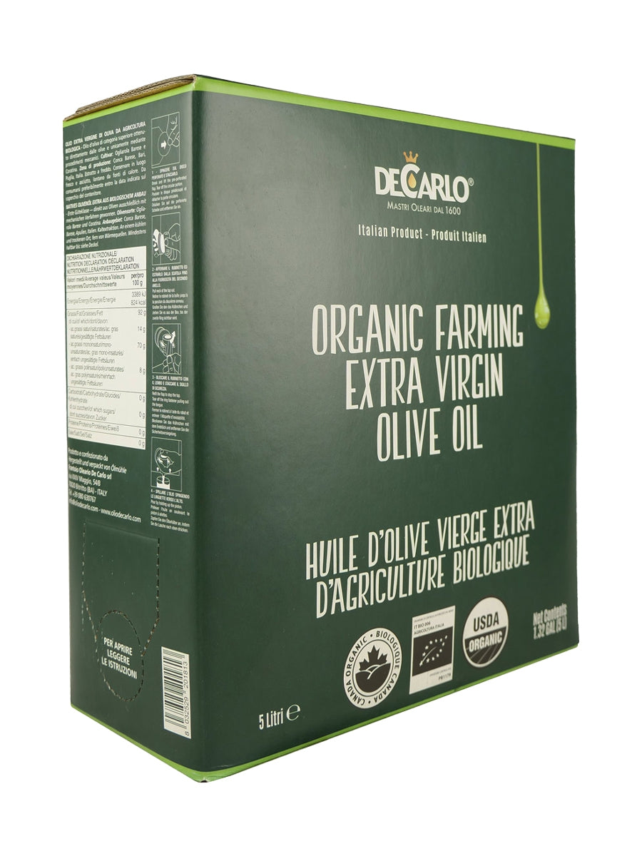 De Carlo Il Biologico 5L Bag-in-Box 3-Pack