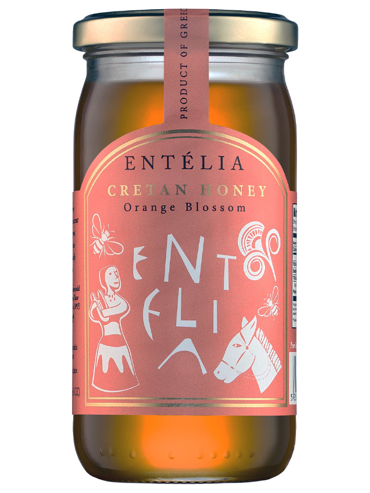Entelia Orange Blossom Cretan Honey 12-Pack