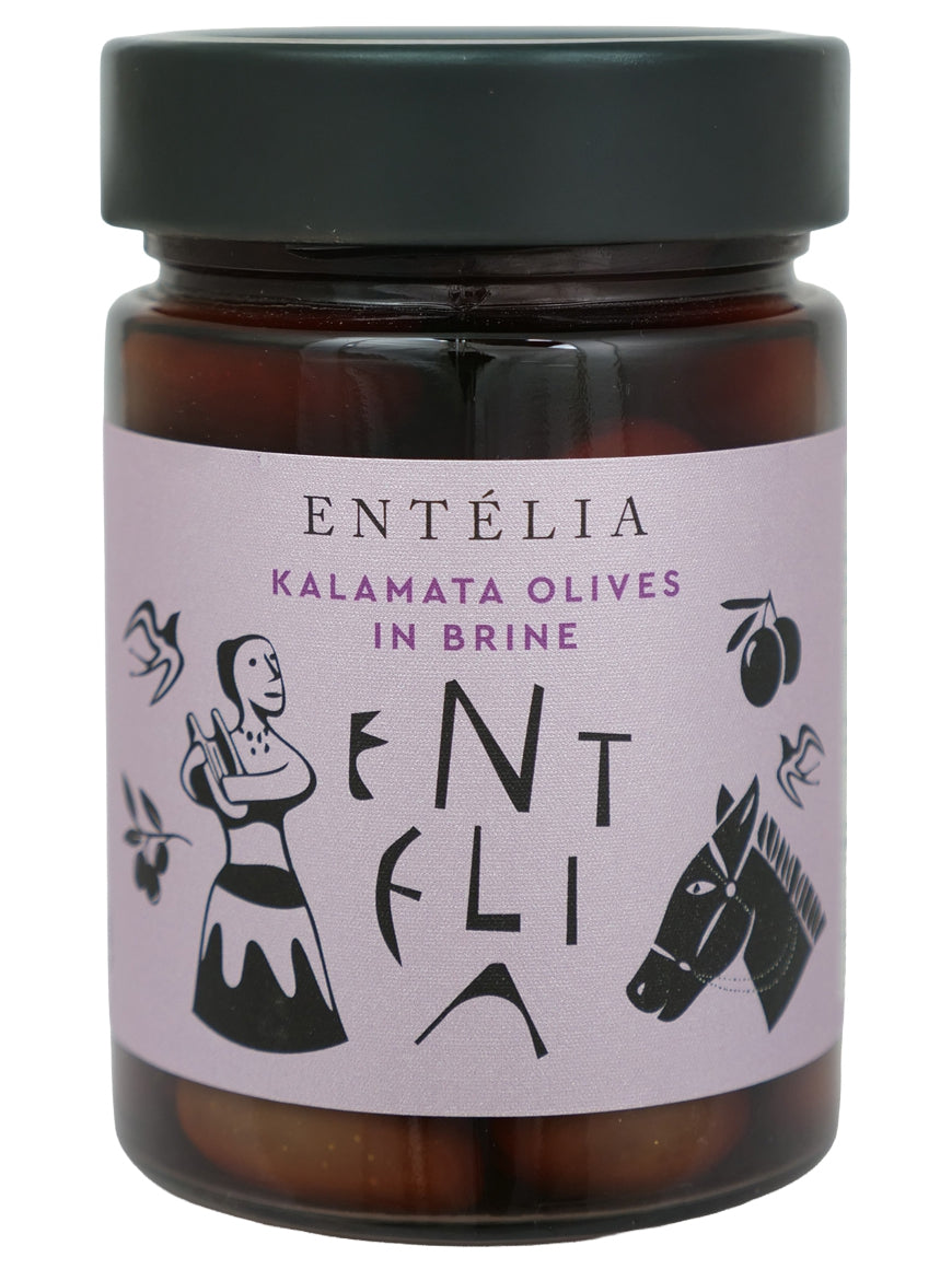 Entelia Kalamata Olives in Brine (Single Unit)