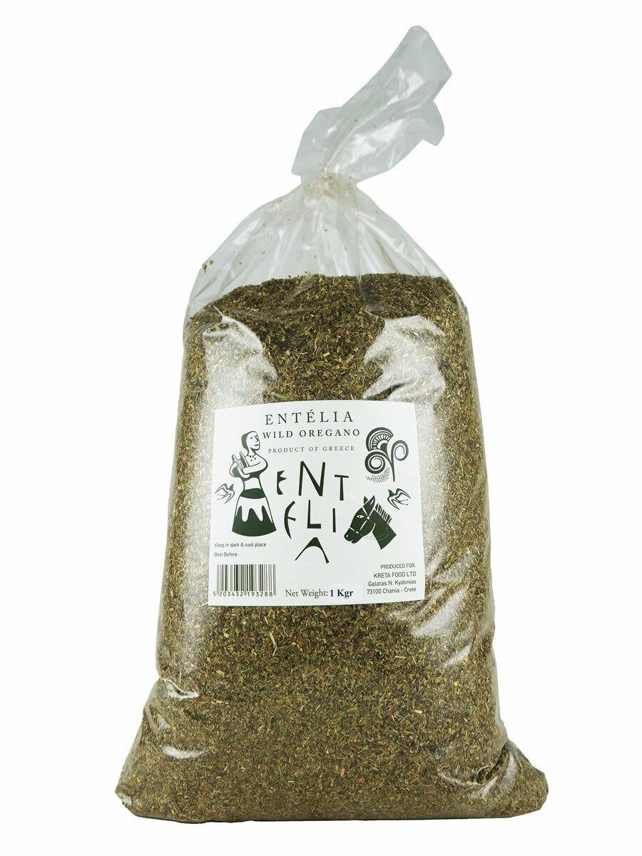Entelia Wild Cretan Oregano 1 Kg (Single Unit)