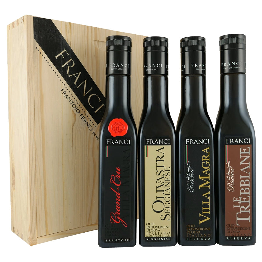Frantoio Franci Large Wooden Box Gift Set (Single Unit)