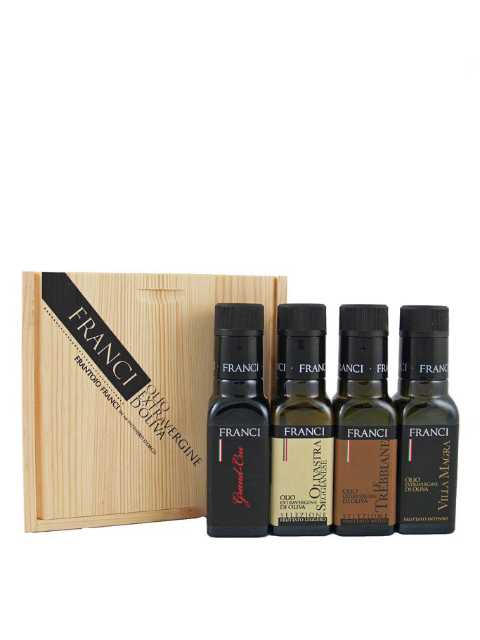 Frantoio Franci Wooden Box Gift Set (Single Unit)