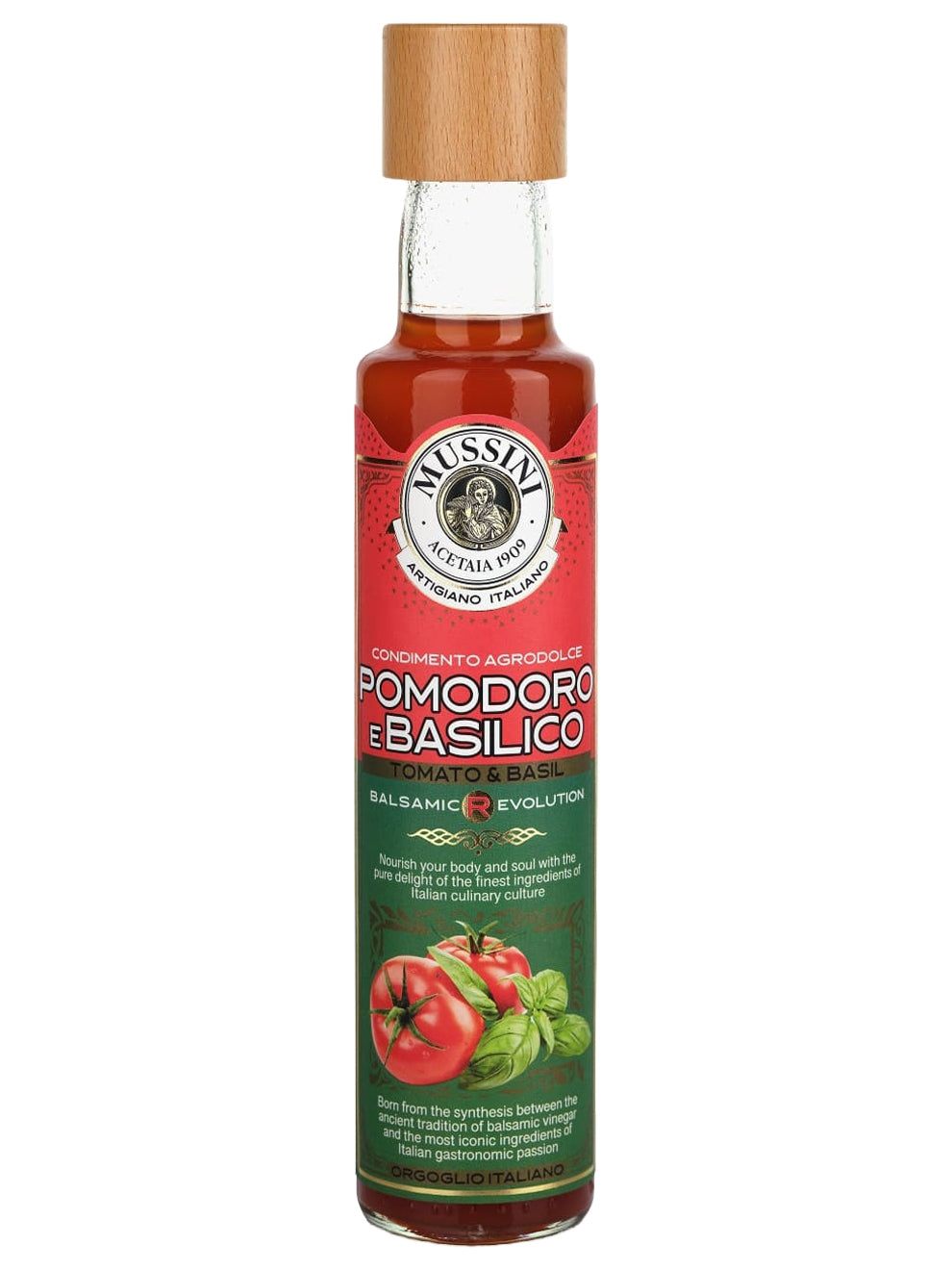 Mussini Balsamic R-Evolution Tomato & Basil Condiment 6-Pack