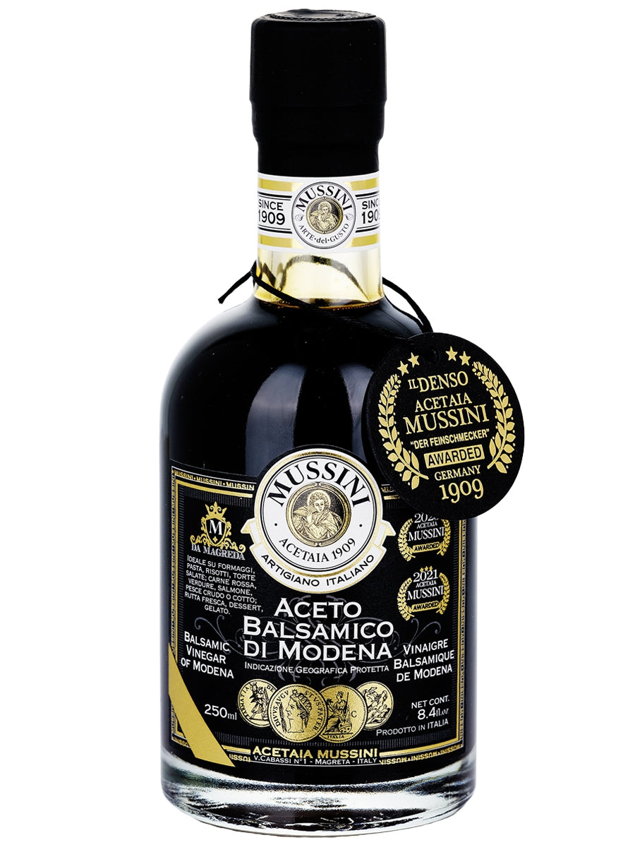 Mussini PGI Balsamic Vinegar of Modena 4 Gold Medals (Single Unit)