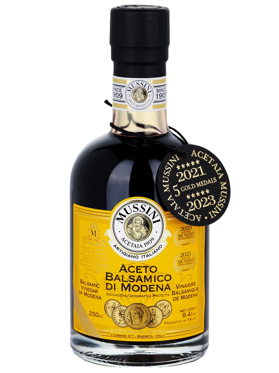 Mussini PGI Balsamic Vinegar of Modena 5 Gold Medals (Single Unit)