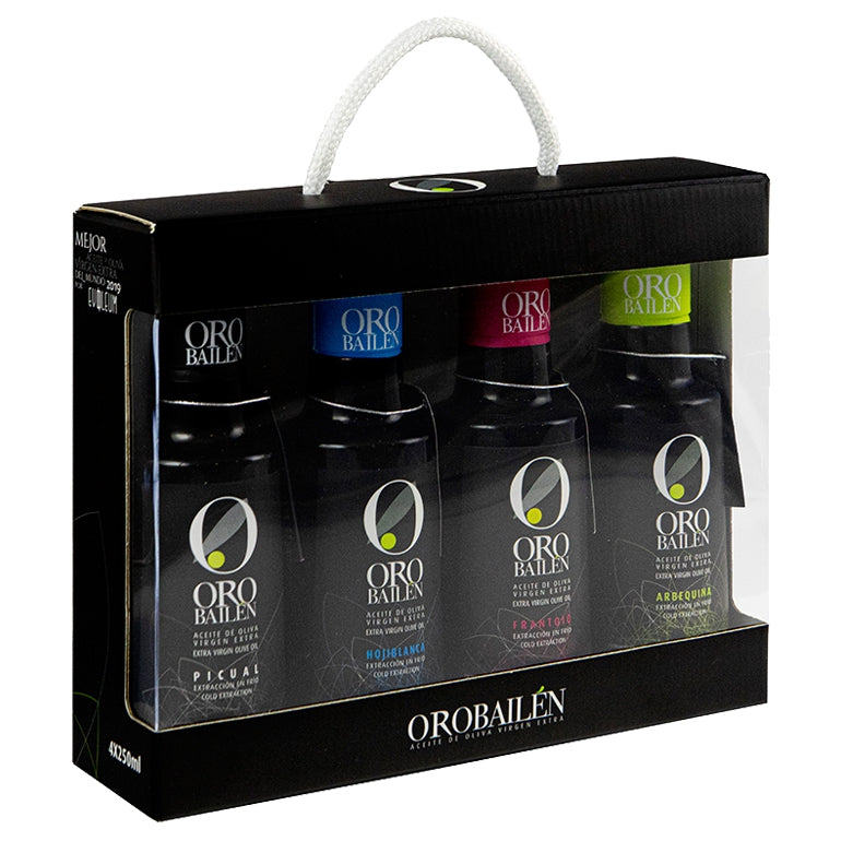 Oro Bailen Reserva Familiar Monocultivar Gift Set 4-Pack