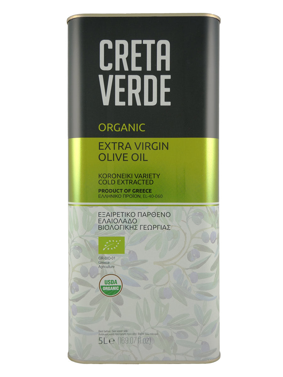 Creta Verde Organic 5L Tin 4-Pack