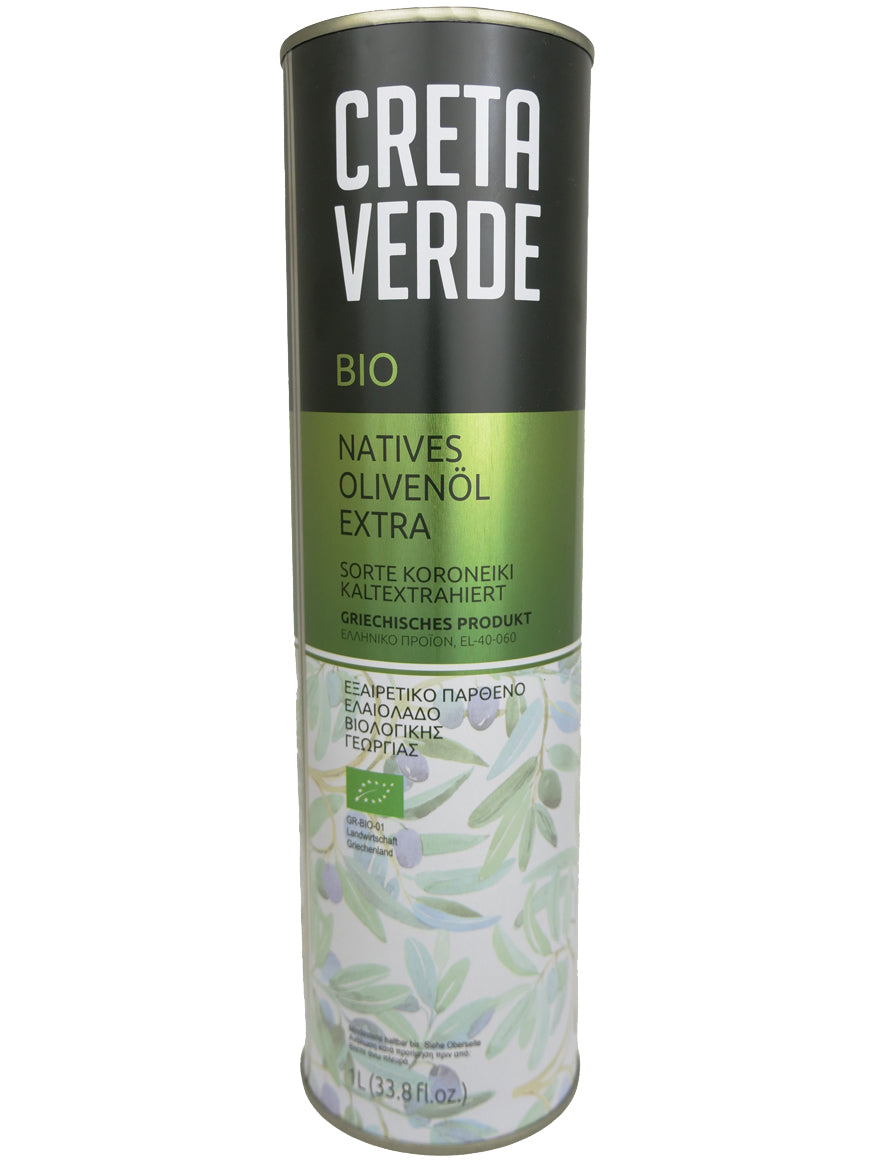 Creta Verde Organic 1L Tin (Single Unit)