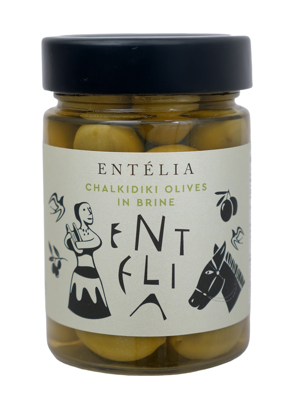 Entelia Chalkidiki Olives in Brine 15-Pack