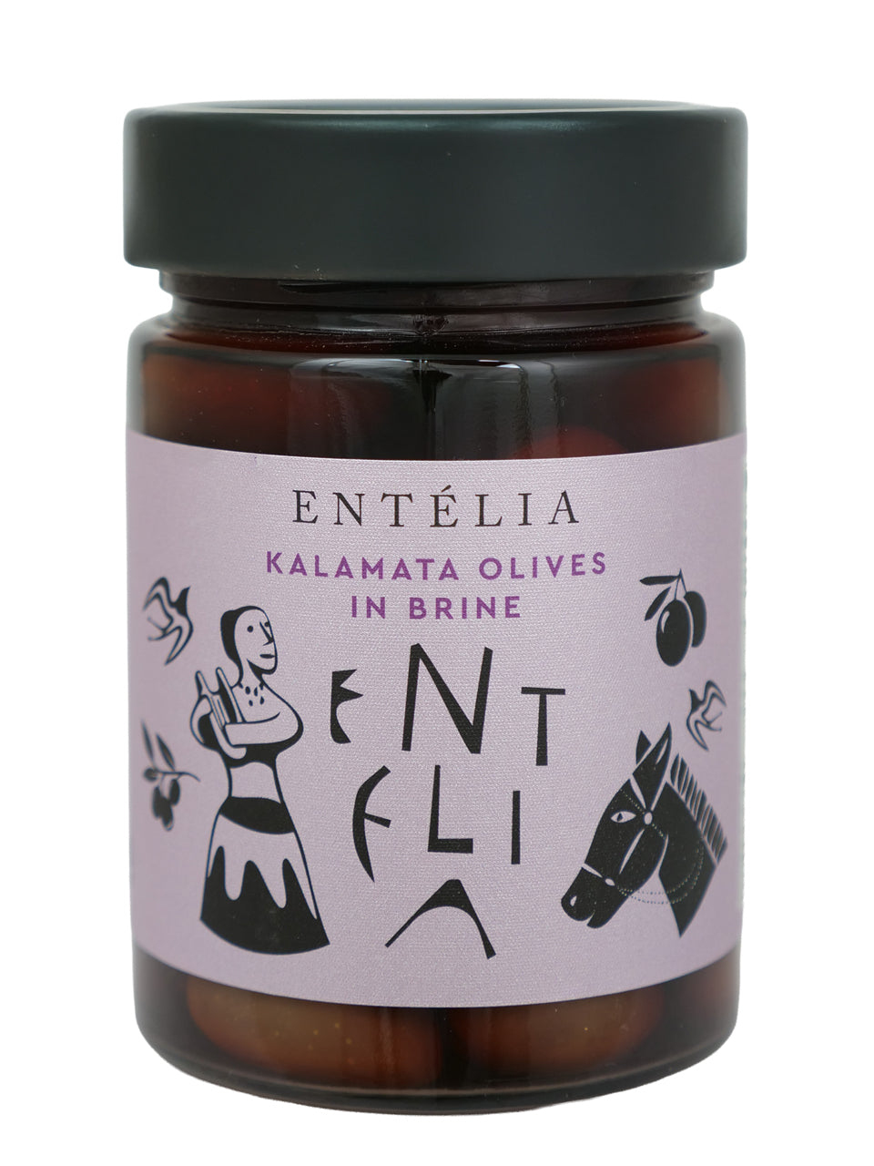 Entelia Kalamata Olives in Brine (Single Unit)