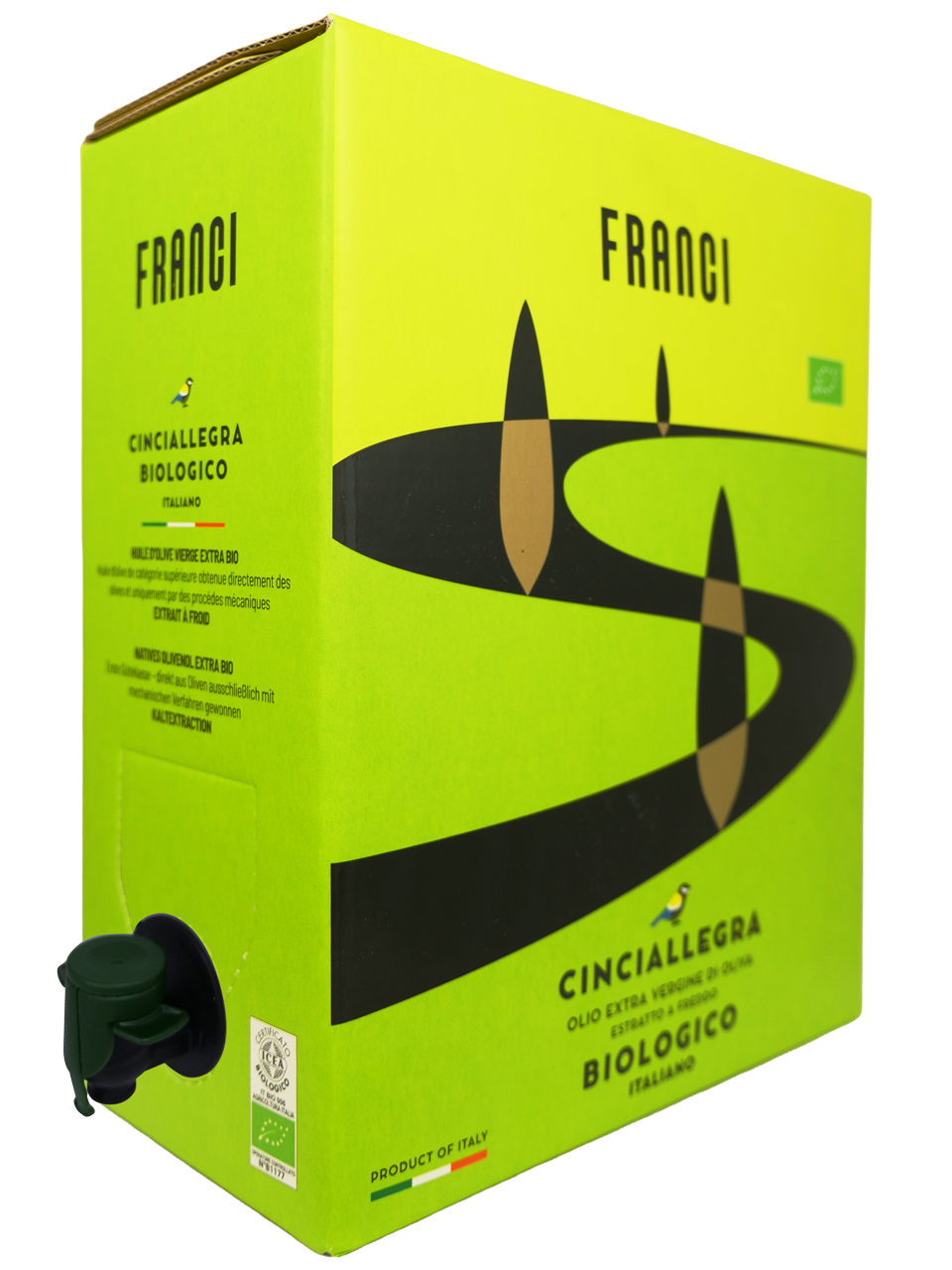 Franci Bio Organic 3L Bag-in-Box 4-Pack