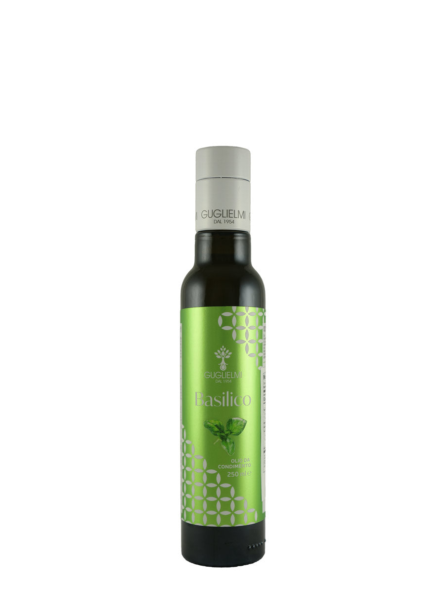Olio Guglielmi Crushed Basil 250ML (Single Unit)