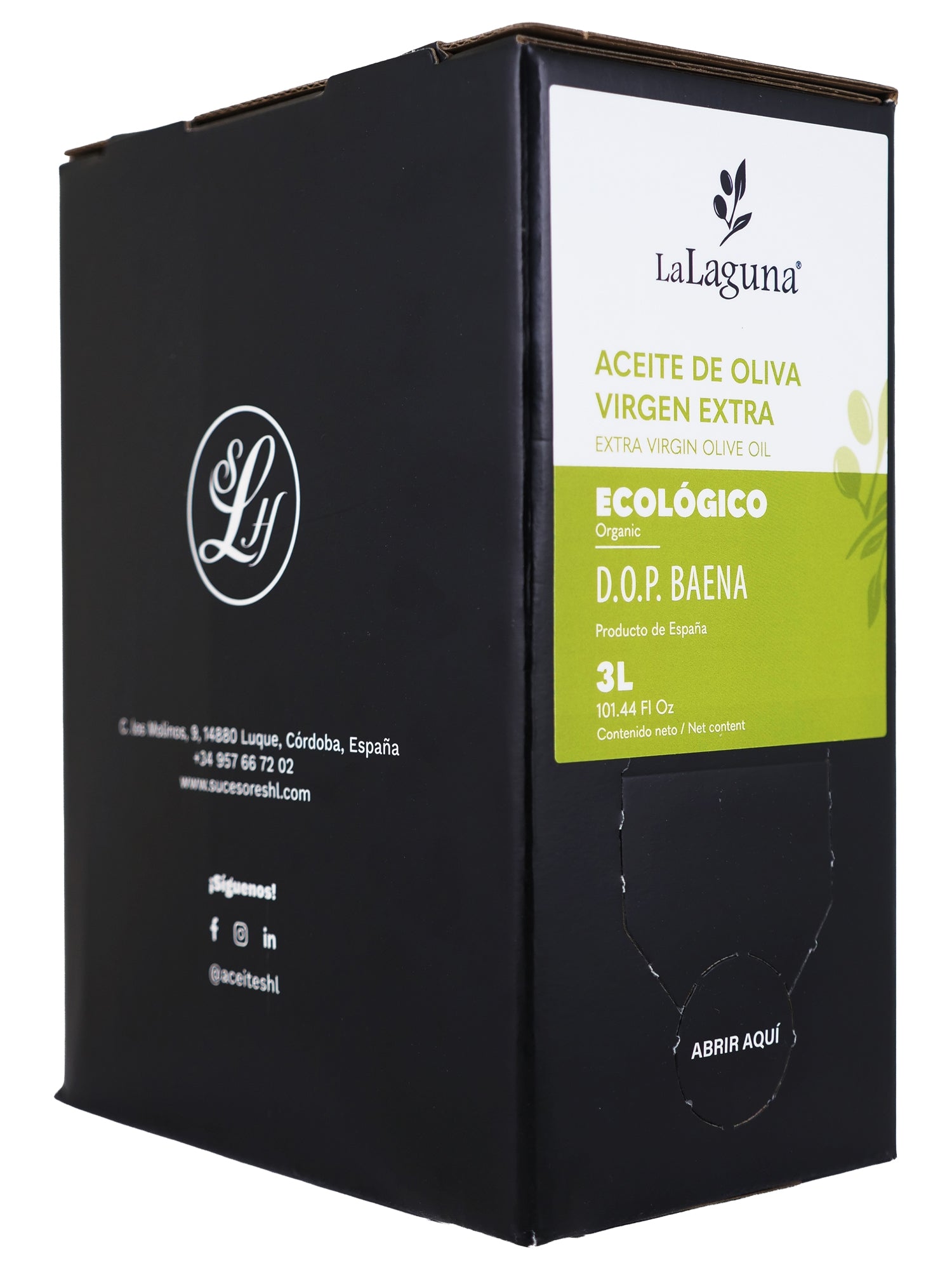 La Laguna Organic 3L Bag-In-Box 3-Pack