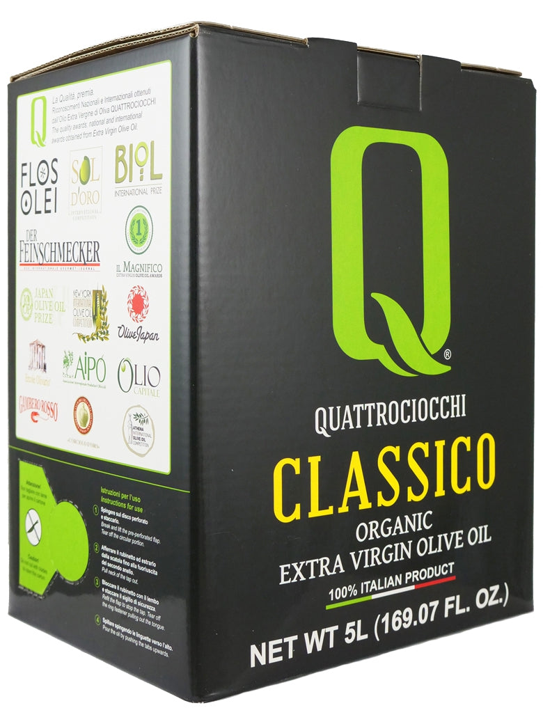 Quattrociocchi Classico Organic 5L Bag-in-Box (Single Unit)