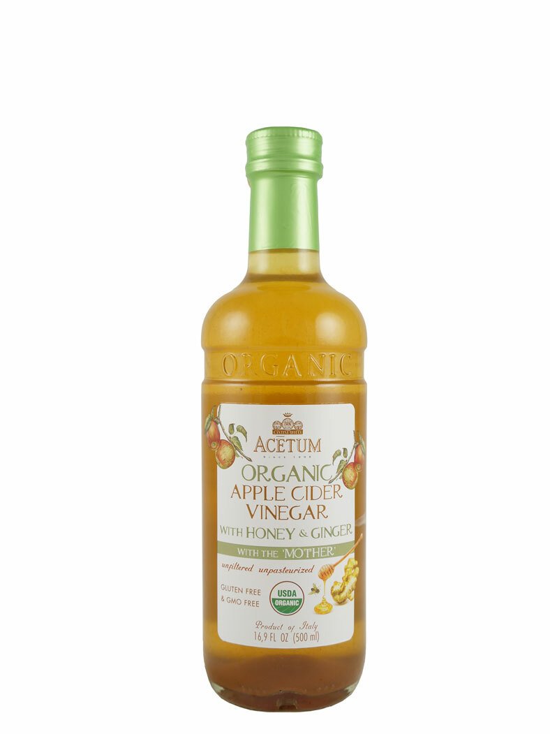 Acetum Organic Apple Cider Vinegar with Honey & Ginger 6-Pack