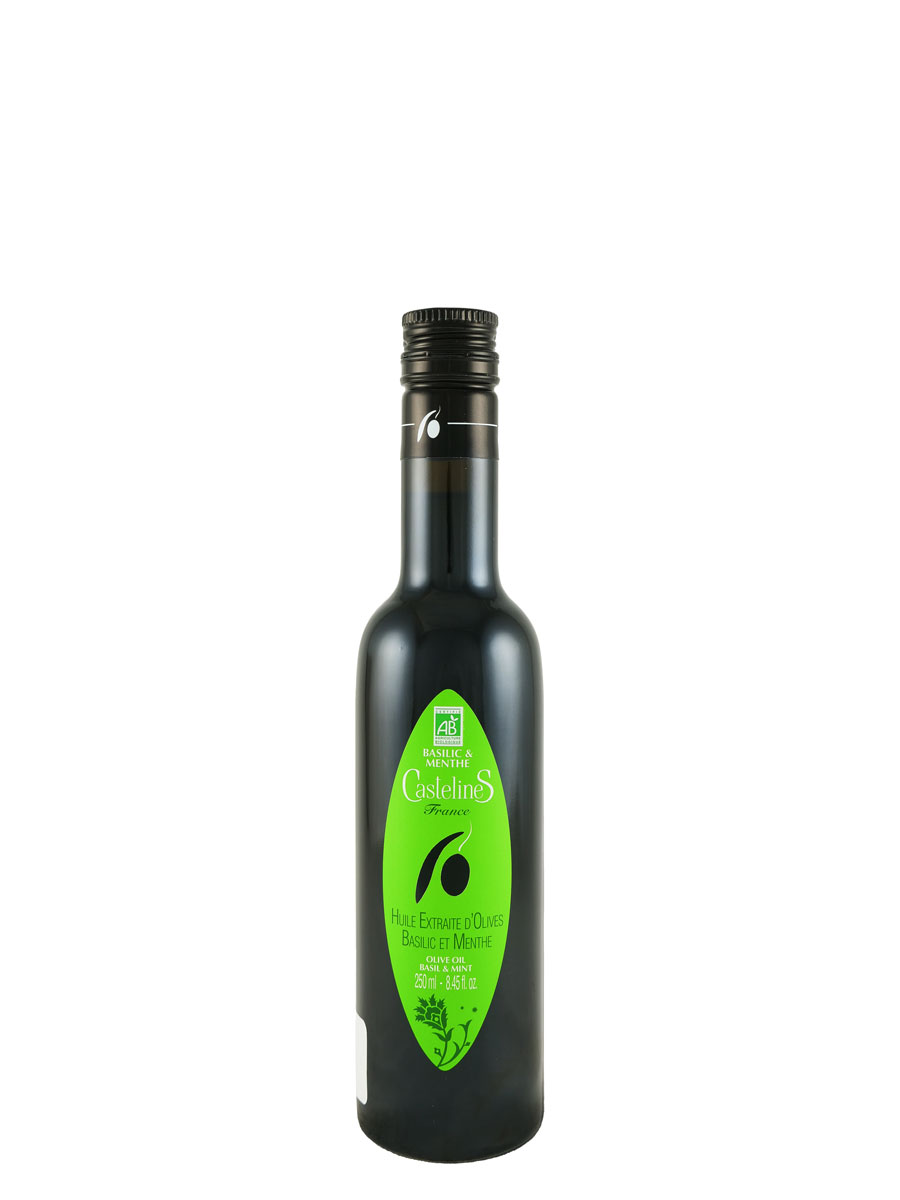 Castelines Basil & Mint Olive Oil 12-Pack 2021 Harvest