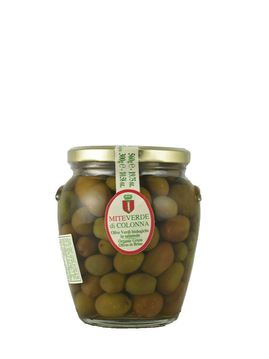 Colonna Organic MiteVerde Green Olives 4-Pack