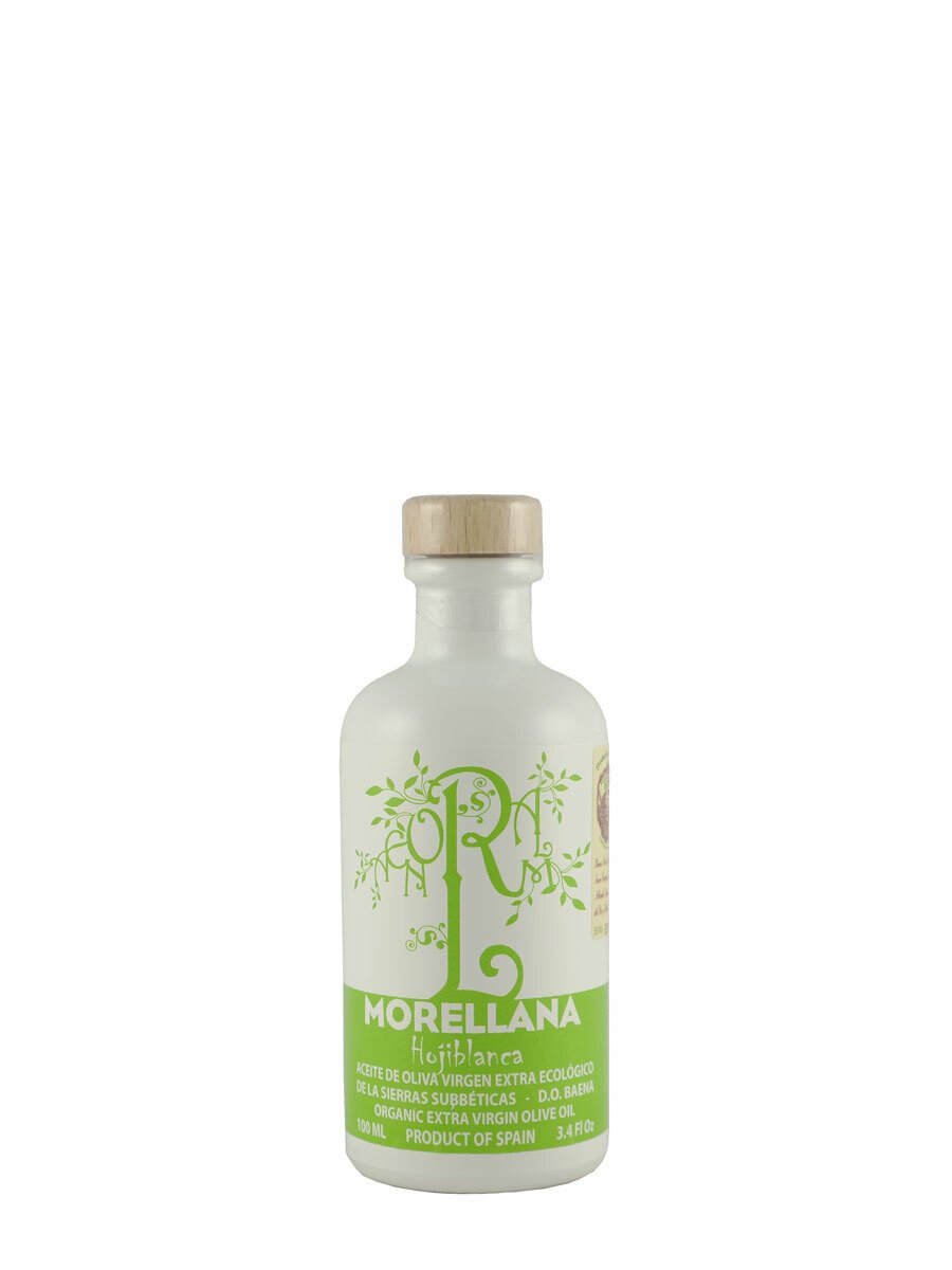 Morellana Organic Hojiblanca 100ML Sample White Bottle