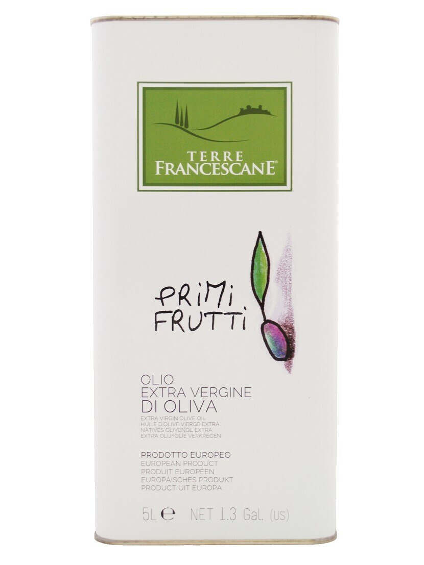 Terre Francescane Primi Frutti 5L Tin 4-Pack 2021 Harvest